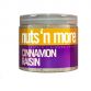 Nuts`N more Mandľové maslo škorica - hrozienka s proteínom