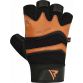 RDX Training Weight Lifting Gym Leather S15 TAN Handschuhe